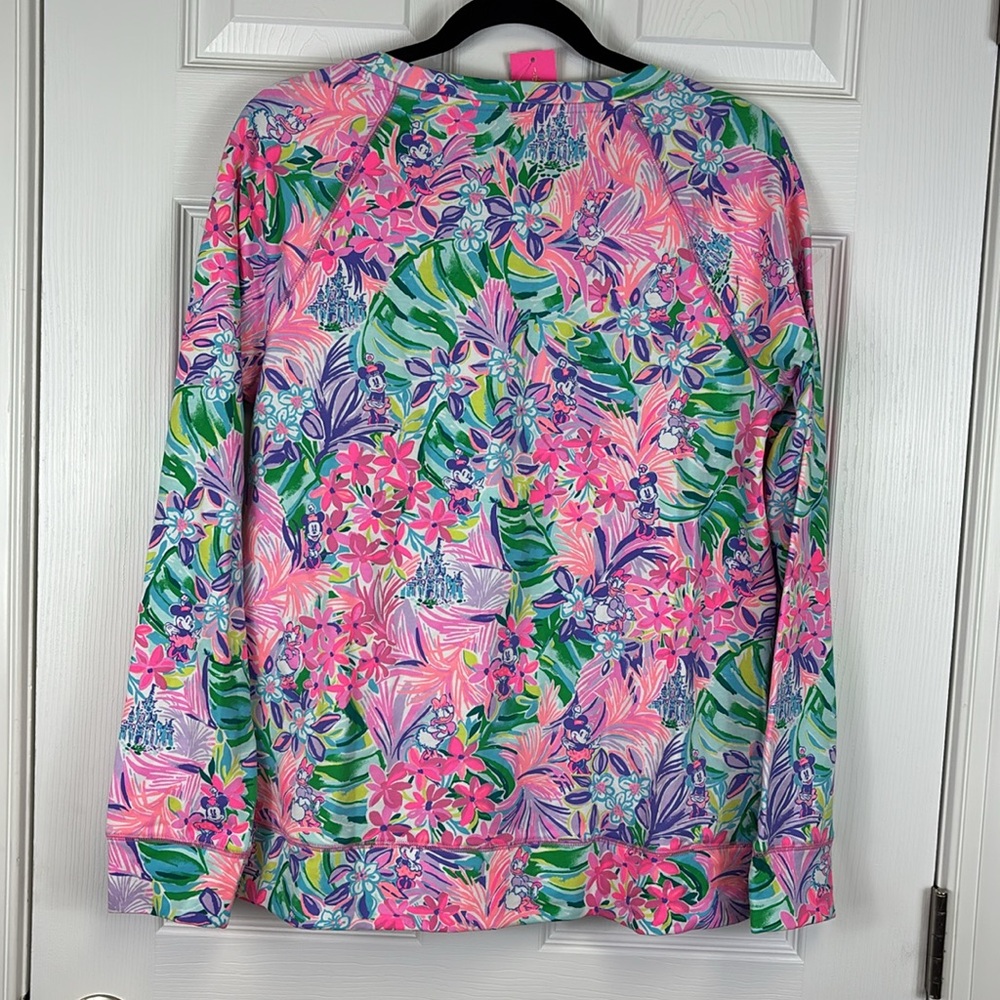 NWT Lilly Pulitzer x Disney beach comber crewneck sweatshirt sz med - Picture 7 of 8